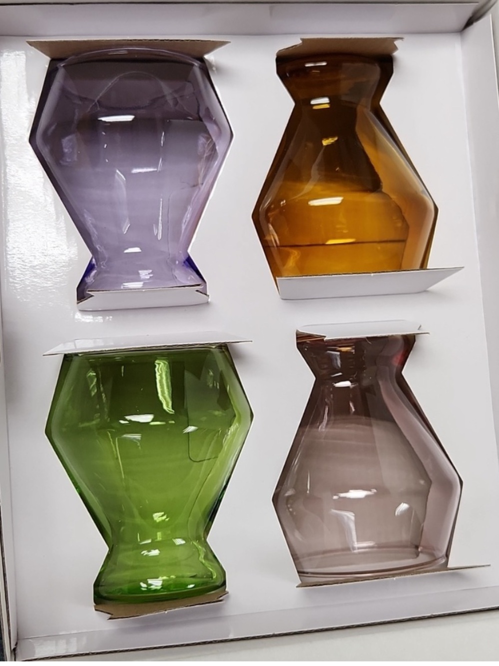 Yield Millennium Collection Stemless Glasses Set 4 Barware Glassware Home Decor